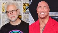 James Gunn and Dwayne Johnson (Image via DC)